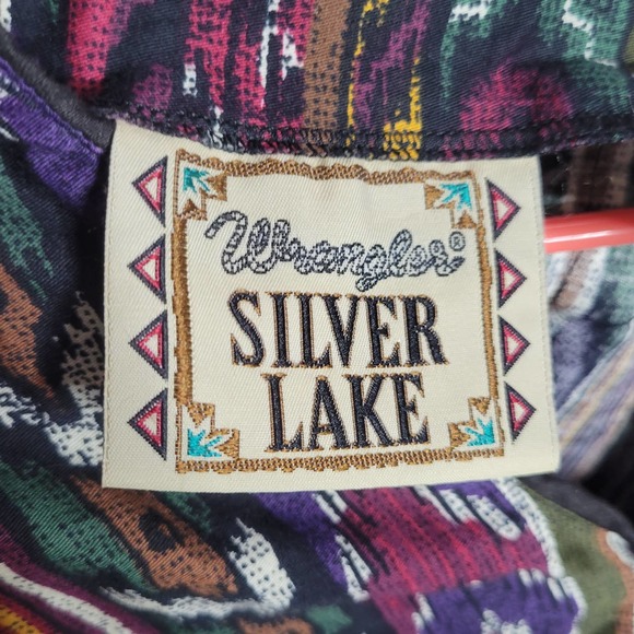 Wrangler Multicolor Button Down Shirt - Picture 4 of 5